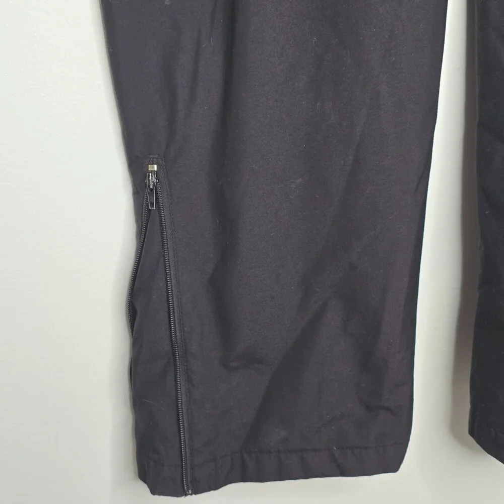Eddie Bauer Pants Mens Large Black Ski Snow Gore-Tex Nylon Winter Zipper Pockets